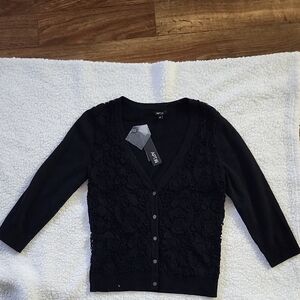 Apt. 9 Black Women's Cardigan Sweater